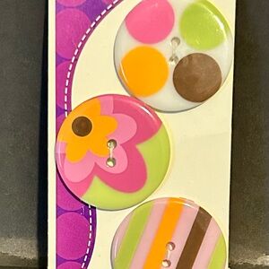 Colorful Vintage “Y2K” Era Button Set